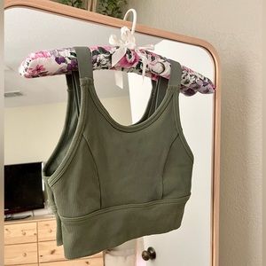 Offline by aerie longline ribbed sports bra